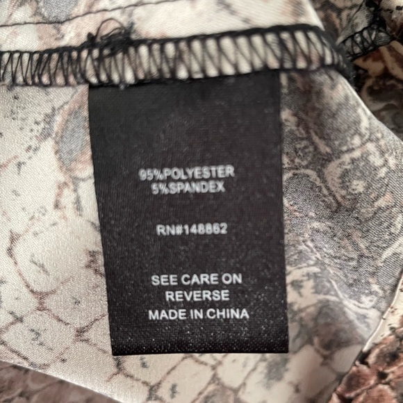 Torrid Midi Satin Snakeskin Print Dress - Picture 9 of 10